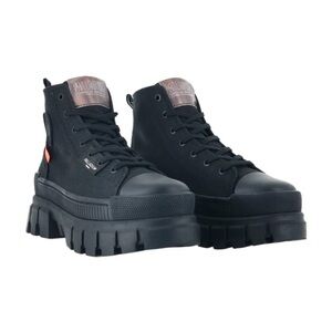 NIB Palladium Women’s Revolt Hi Tx in Black/Black, Size 8